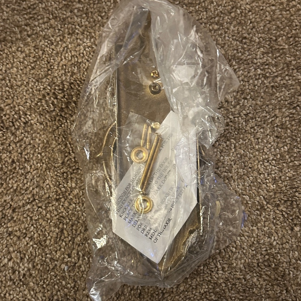 NWT Brass Door Knocker - Picture 3 of 4